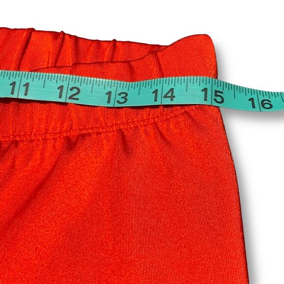 Speedo x Forever 21 Men Active Shorts Plus Red Biker Logo Elastic Waist - Picture 5 of 9